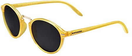NORTHWEEK VESCA Road Gafas, Shine Ocre - Black, Adulto Unisex Adulto
