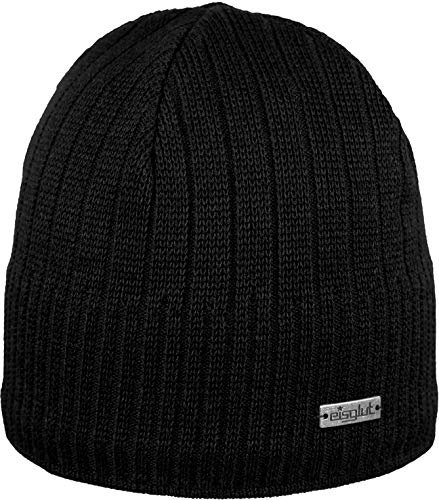 Eisglut Herren Kai bomuld Mütze, Schwarz, XL (61-62 cm)