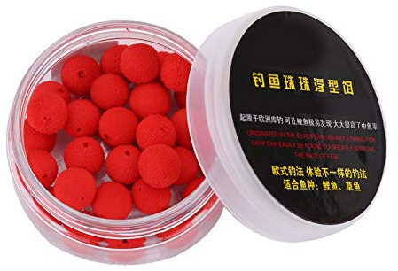 EVTSCAN Leurre Flottant, 30 Pcs/Lot pêche à la Carpe 10/12mm Mousse Pop Up Soft Pellets Appâts de pêche