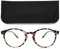 MAGIMODAC Damen Blaulichtfilter Brille Klein Rund Blaulichtbrille Anti Blaulicht Computer Brillen Brillenfassungen Oval Computerbrille ohne Stärke