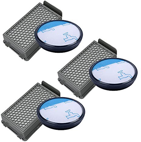 SANAWATEC 3+3 Filter Set kompatibel mit Rowenta Compact Power Cyclonic Force RO3718EA RO3724EA RO3731EA RO3753EA RO3786EA RO3798EA Vacuum Cleaner Ersatz für Rowenta Staubsauger Filter ZR005901