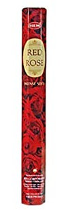 Grenadine Boutique - Hem Encens Bâtonnets Florales - Lot de 1 Boîte de 20g Rose Rouge Red