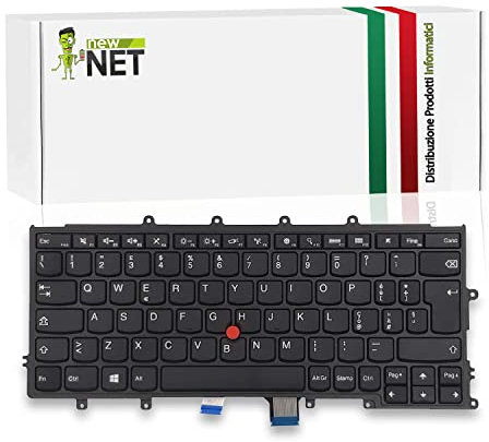 new net - Keyboards - Tastiera Italiana Compatibile con Notebook Lenovo ThinkPad A275 x230s X240 x240i x240s X250 x250s X260 X270 [ con Frame - Layout ITA ]