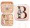 Boîte à bijoux de voyage avec miroir, organisateur de porte-bijoux de voyage, organisateur de bagues, de colliers et de boucles d'oreilles, cadeaux pour les femmes et les filles,B