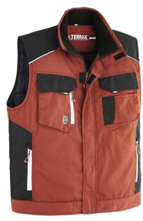 Terrax Workwear wattierte Arbeitsweste mit reflektierenden Details