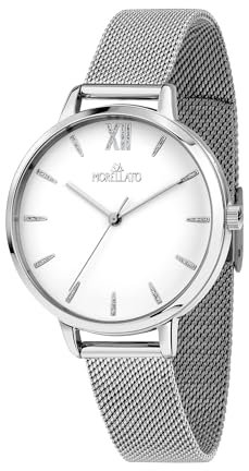 Morellato Orologio Analogico al Quarzo Donna con Cinturino in Acciaio Inossidabile 8056783048045