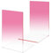 MSDADA Buchstützen, Hochwertiges Acryl Rosa Buchstützen für Kinder, Schreibtisch-Organzier Erwachsene zum Arbeitszimmer, Büro, Schule, Regal, Dekoration, Geschenk(1 Paar/2 Stück)