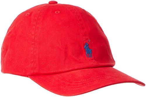 POLO RALPH LAUREN Boys Cotton Chino Baseball Cap RL 2000 Red 2