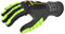 Ansell Ringers R840 Gants de Travail Professionnels, Enduction Nitrile Résistante à l'Abrasion, Protection Industrielle Multiusage, Manutention et Mécanique, Noir, Taille XL (1 Paire)