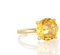 Elegante Citrin 14k Gold Ring - Geburtsstein-Schmuck für Frauen - Luxuriöse Citrin Ring - November Geburtsstein-Schmuck
