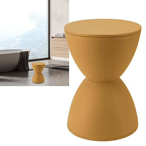 AJIEYMXS Tabouret en forme de sablier, mobilier de bar en plastique pour la maison, tabourets de bar, tabouret rond de ménage de style nordique simple pour la salle d'ajustement, tabouret de style