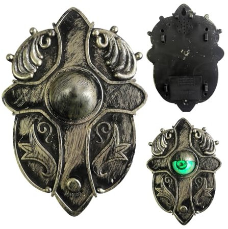 Bexdug Halloween-Türklingel mit Ton und Licht, Spuk-Türklingel,Spukende Halloween-Augapfel-Türklingel | Spukhaus-Dekoration mit leuchtendem Design für, Zuhause, Einkaufszentrum, Eingang, Par, Wand