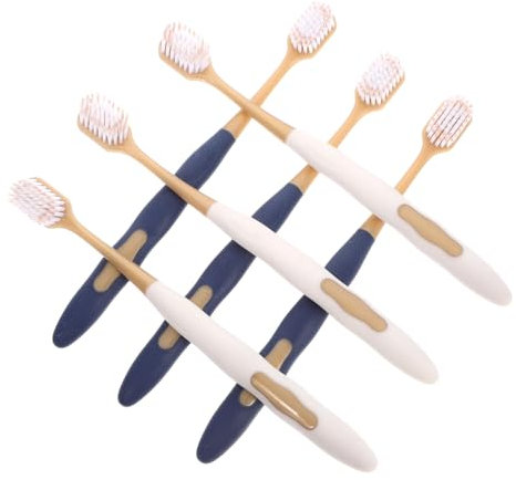 COLLBATH 36 Stück Zahnbürsten Für Erwachsene Breite Köpfe Weich Bpa Frei Nylonborsten Haushaltszahnbürsten Reisebedarf Sanfte Reinigung