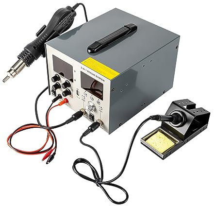 9305D Station de soudage et de dessoudage standard 850 W avec température précise variable (212 °F 896 °F), affichage de ºC/°F, fonction veille