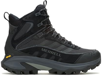 MERRELL Herren Moab Speed 2 Thermo MID WP Wanderstiefel, Triple Black, 43 EU