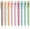 WEMATE Bibel Textmarker, 9-Teiliges Gel Textmarker Set in Verschiedenen Farben, Bibel Marker, Hübsches Bibel Zubehör zum Markieren von Bibelstellen, Farbcodierung und Hervorheben von Büchern