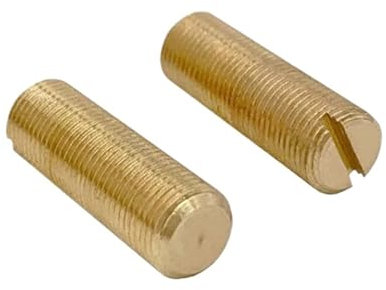 PrecisionFix Vis de réglage Wkooa en laiton à pas fin M8 x 0,75, à pointe plate fendue et réglable(M8x0.75x25mm Pack 50)