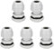 TA-VIGOR 5Pcs PG9 Cable Gland, IP68 Waterproof Adjustable Plastic Nylon Wire Connectors Gland Joints for 4mm-8mm Cables, Locknut Stuffing Glands with Locknut and Washer – White