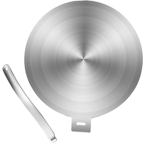 HOMOBABE Diffuseur de Chaleur Inoxydable pour à Induction Adaptateur Pratique pour Casseroles et Poêles Protection et Durabilité