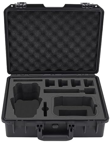 QWZOZST Für wasserdichte Box für RC/RC Pro Control Batterie Koffer Handtasche Tragbare Tasche für DJI für Mavic 3 3pro 3classic Drone(Black)