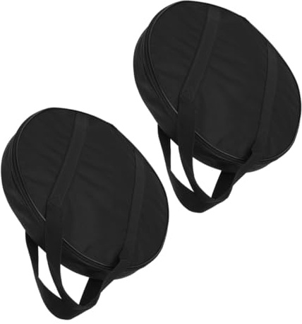 SILENRADAWN 2 Stück Gong Tasche aus Oxford Gewebe 40cm Einlagig mit Tragegriff Instrumentenaufbewahrung für Musiker