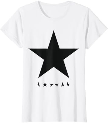 Offiziell David Bowie Star Logo Rock Band Damen T-Shirt