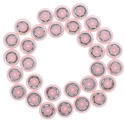 minkissy 30pcs Pink Windmill Bearings DIY Craft Ball Bearings for Handmade Art, Garden Windmill Parts, Phone Case and Doll Making Accessories
