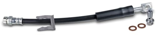 BESTPRICE ATP Bremsschlauch + Haltefeder hinten Länge: 291mm, | Kompatibel mit: AUDI A3, A3 Cabriolet, A3 Sportback, VW GOLF ALLTRACK VII Variant, GOLF SPORTSVAN VII, GOLF VII, GOLF VII Van