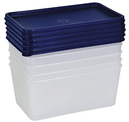 Gefrierdose, Aufbewahrungsdose 0,75 Liter 5er-Set