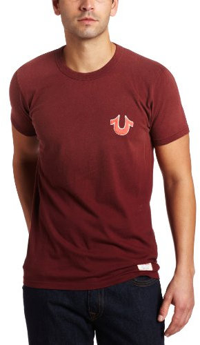 True Religion Hufeisen für Herren mit doppeltem Puff, Redwood, Groß