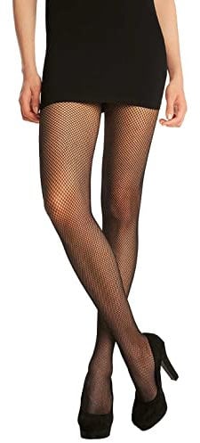 DIM Collant Femme Style Résille x1, Noir, S-M