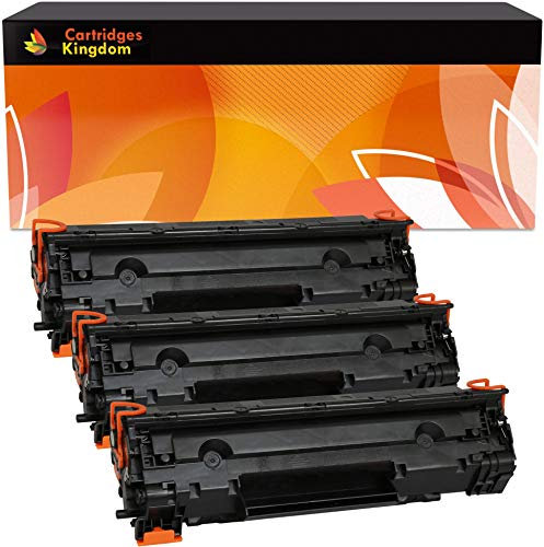 CARTRIDGES KINGDOM 3-er Pack Toner kompatibel zu HP CF283A 83A für HP Laserjet Pro M125a, M125nw, M125rnw, M126a, M126nw, M127fn, M127fp, M127fw, M128fn, M128fp, M128fw