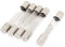 sourcing map 5 Piece Microwave Oven Protection High Voltage Fuse Tube 800m Amp, 0.8 Amp, 5KV
