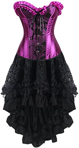 Burlesque Corsagenkleid Korsett Party Ball Kleid Corsage Dessous