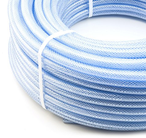 DQ-PP 15m Tuyau Souple renforcé PVC 10/15mm Transparent