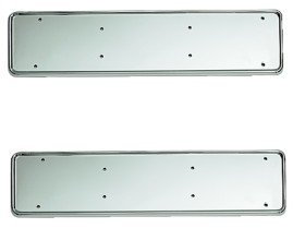 Streetwize Urban X - Chrome Metal Number Plate Holder - Pair