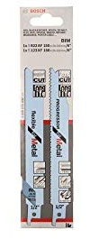 BOSCH 2608656432 Säbelsägeblatt 2er Set SSB f. Met. (S123 x F+S922AF)