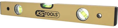 KS Tools 204.5400 Niveau rectangulaire en alu anodisé avec 3 fioles Longueur 400 mm