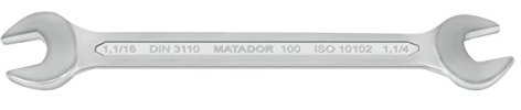 Matador Doppelmaulschlüssel, 1,1/16 x 1,1/4 AF, 0100 8013