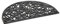eXtreme® Kilkenny Half-Moon Outdoor Rubber Mat - 45cm x 75cm
