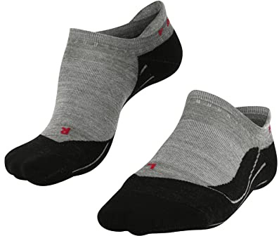FALKE Damen TK5 Invisible Wandersocken atmungsaktive schnelltrocknende klimaregulierende geruchshemmende Wolle Funktionsmaterial leichte Polsterung antiblasen Trekkingsocken kurz dünn 1 Paar | Leicht und bequem für Freizeitwanderungen