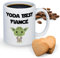 Yoda taza de mejor prometida, regalo divertido para él aniversario cumpleaños
