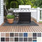 Floordirekt Grillmatte Bodenschutz Grillteppich, Grillunterlage, Grillschutzmatte für Gasgrill & Holzkohlegrill für Outdoor und Garten - Schwer entflammbar 180 x 180 cm Geona