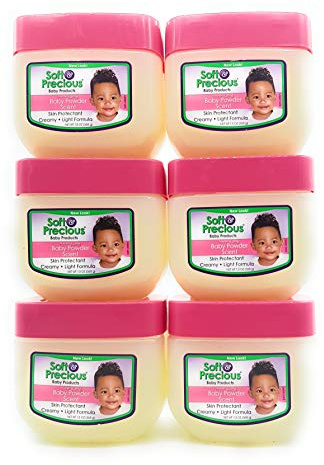 Soft & Precious Nursery Jelly Pink Baby Powder Scent Box of 6 Units 13oz