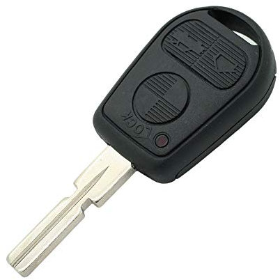 BROVACS Replacement Key Shell Compatible with BMW 3 Button Keyless Entry Remote Key Case Fob HU58 Blade PG901A