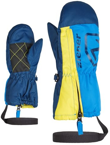 Ziener Baby Leon Ski-Handschuhe/Wintersport | atmungsaktiv Leash, persian blue, 80cm