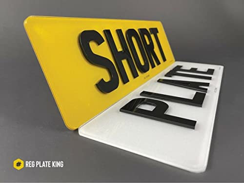 RPK PLATES 18 Inch 4D number plate front and Rear