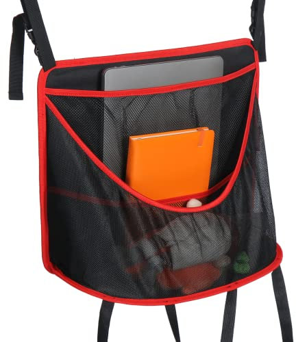 Tsumbay Pochette Filet Universelle pour Voiture, Porte-sac à main, Organisateur Filet Voiture, Sac de Rangement Voiture Latéral, Filet en Maille