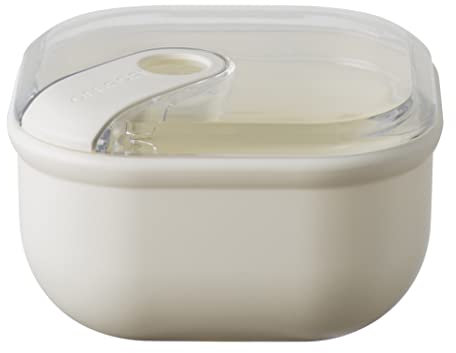 OMADA Design - Contenitore ermetico per alimenti piccolo da 0,4 L con coperchio trasparente - Made in Italy - Linea Pull Box