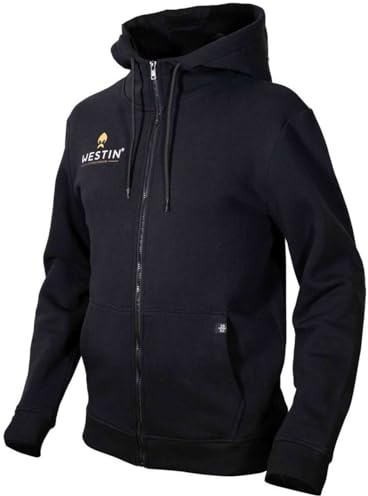 Westin Zip Hoodie Black - Angelpullover
